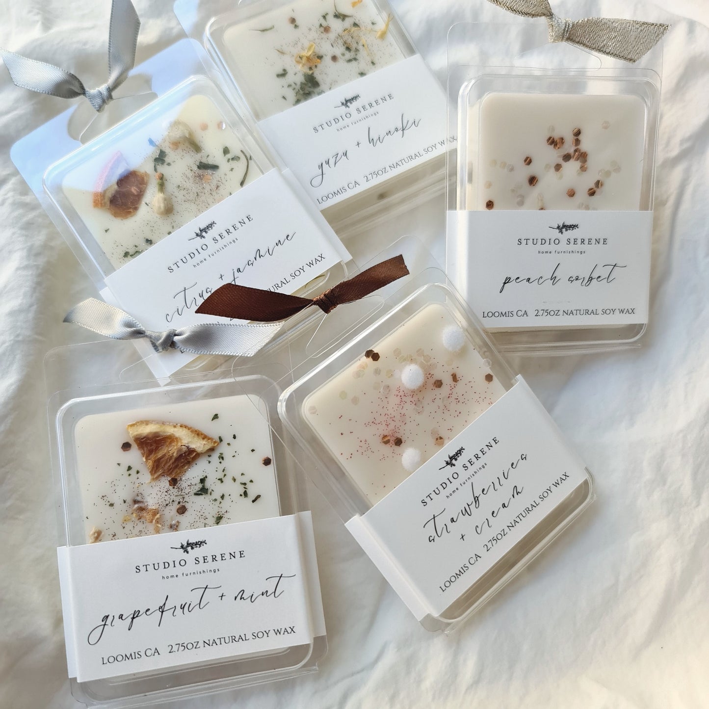 Soy Wax Melts Gift Box - Set of Six Clamshells