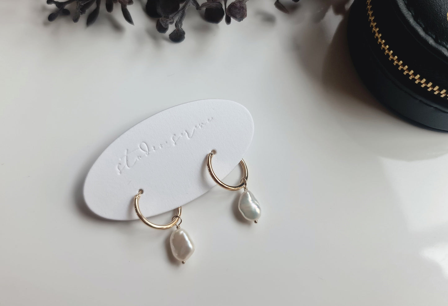 Nina Hoops - Gold-filled hypoallergenic - interchangeable charms