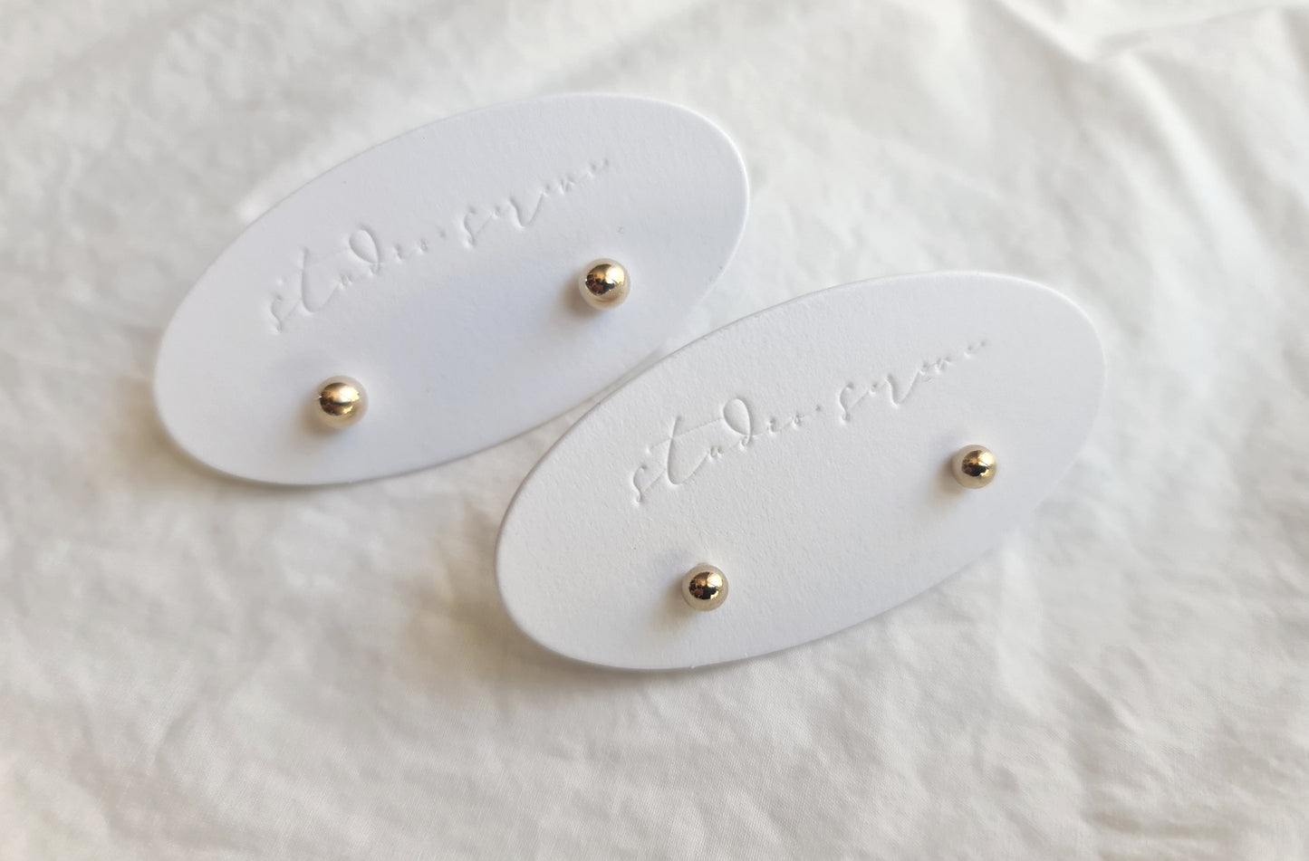 Gold Ball Studs - Gold-filled
