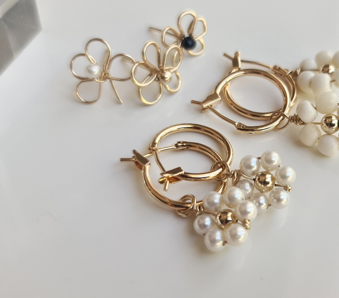 Nina Hoops - Gold-filled hypoallergenic - interchangeable charms