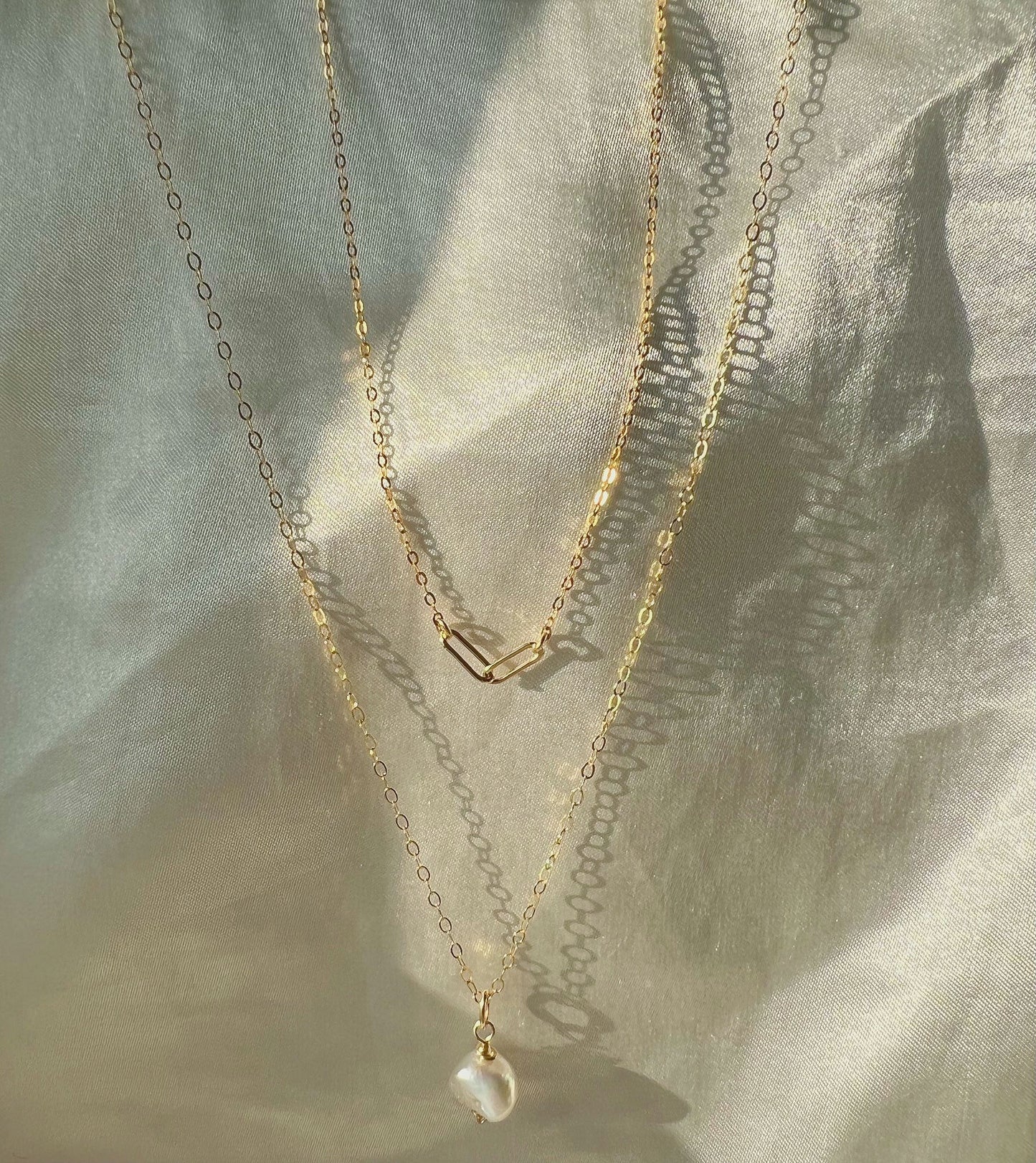 You + Me Necklace - Gold-filled Chain