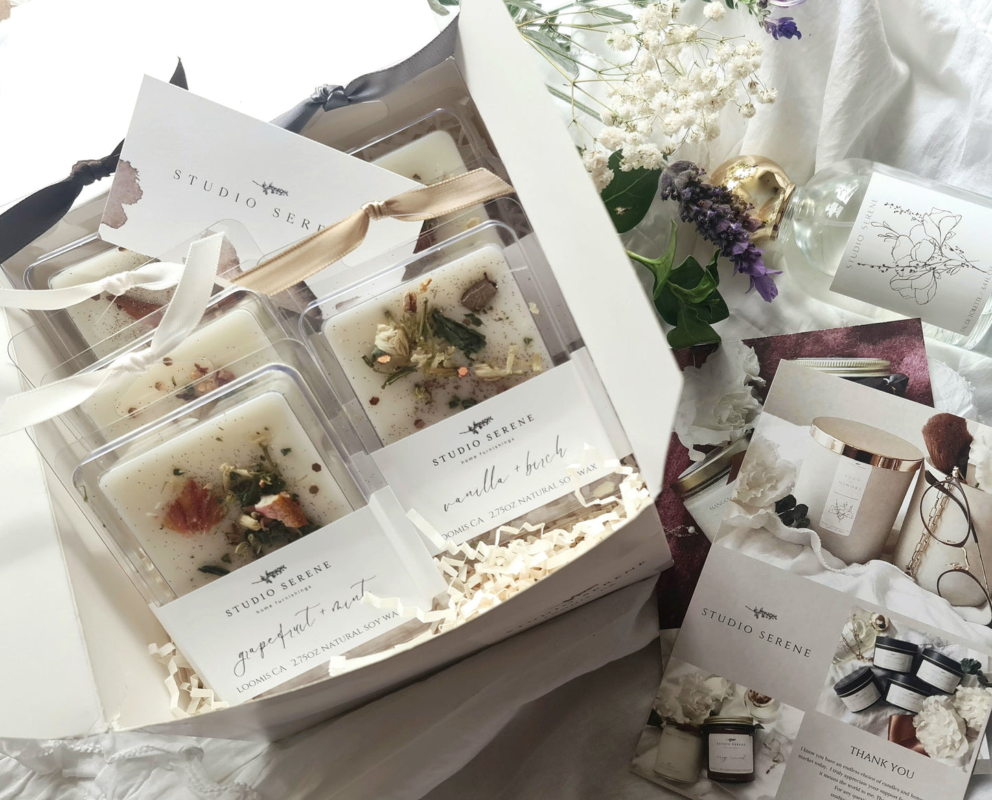 Soy Wax Melts Gift Box - Set of Six Clamshells