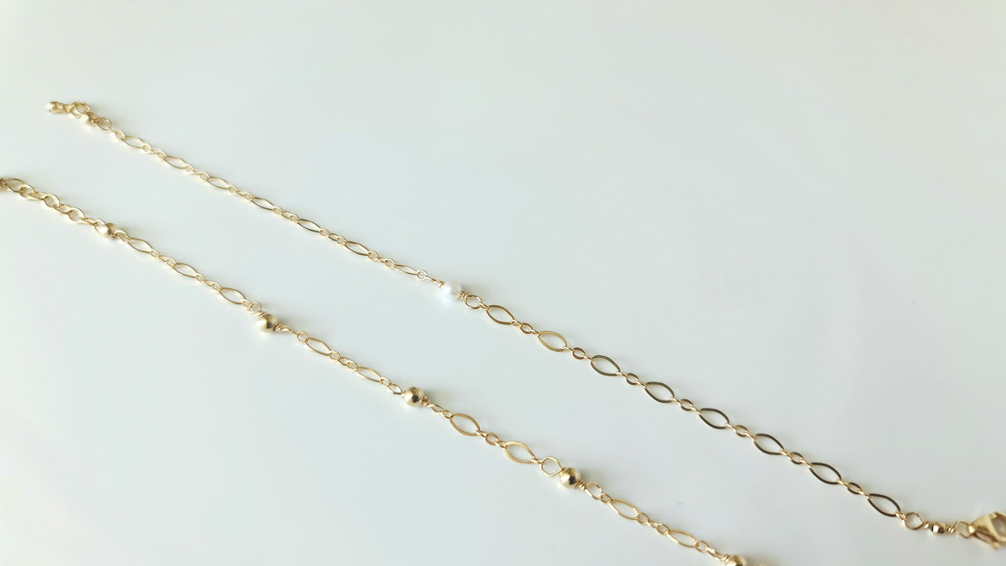 Selena Bracelet - Gold-filled chain