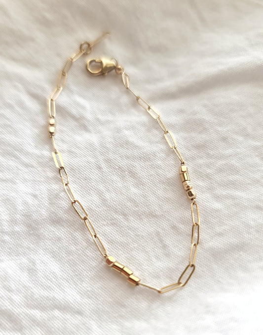 Love Bracelet - Gold-filled Chain