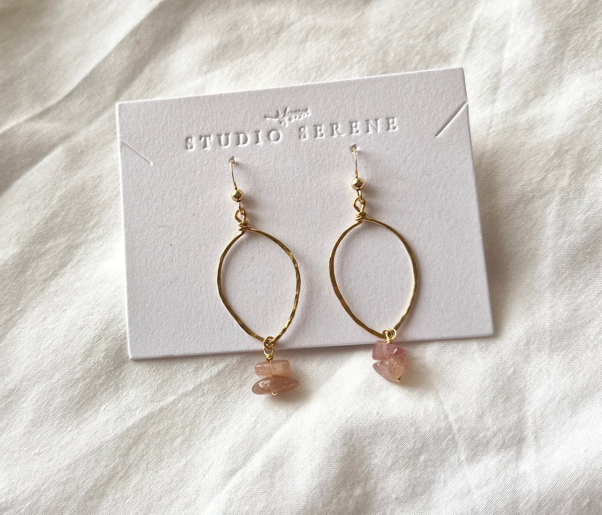Wind Earrings - Gold-filled hypoallergenic