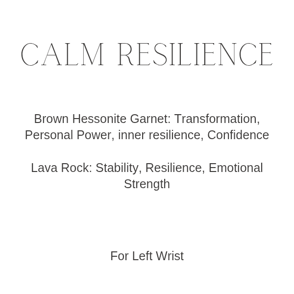 Calm Resilience