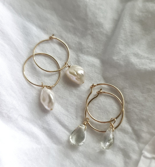 Olivia Hoops - Gold filled hypoallergenic wire
